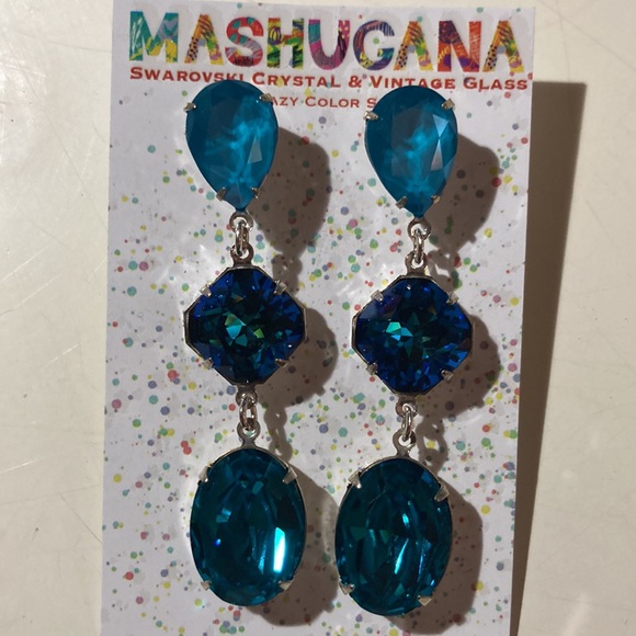 MASHUGANA SWAROVSKI CRYSTAL & Vintage Glass - Picture 2 of 8